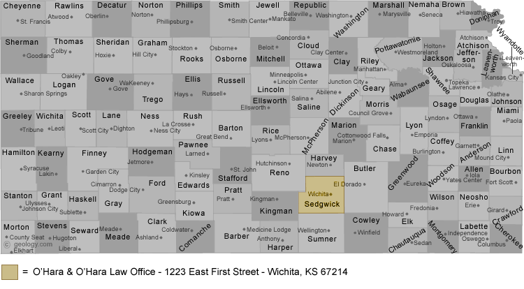 Kansas Lawyer Map
